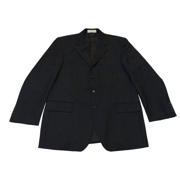 Loro Piana John W. NordstromMen3ButtonBlazer 100% WoolSize 44CHARCOALGREYPINSTIP - Picture 1 of 12